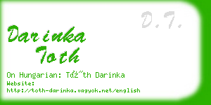 darinka toth business card